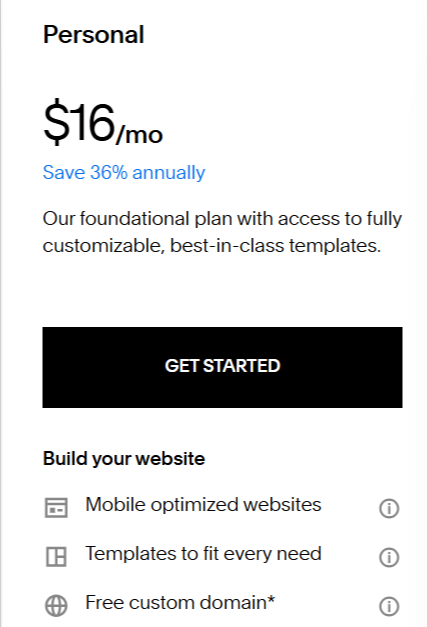 Personal Plan